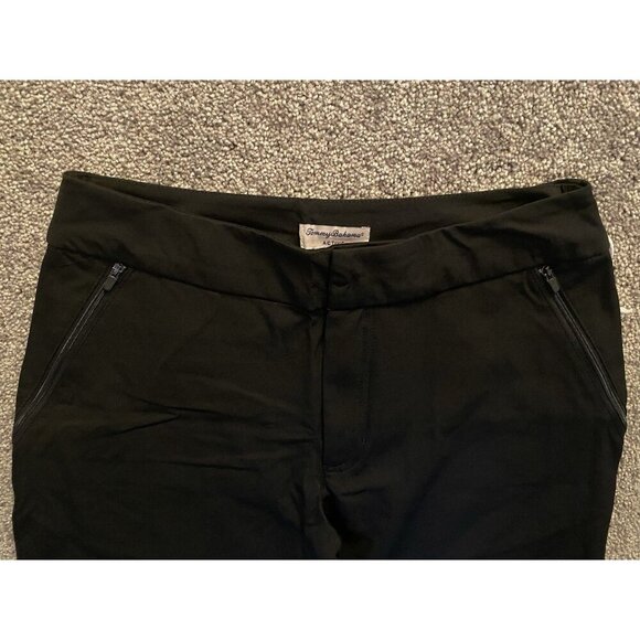 Tommy Bahama Active Womens Shorts 8" Bermuda Black Zip Front Pockets Size XS NWT - Picture 3 of 16